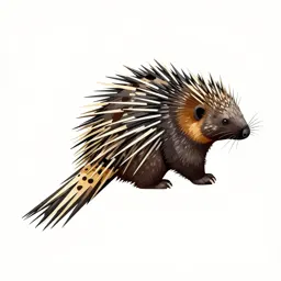 Long-tailed porcupine