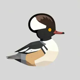 Hooded merganser
