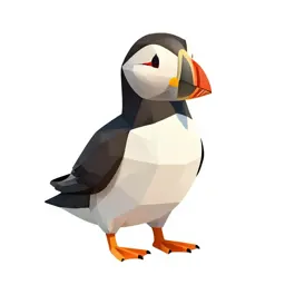 Horned puffin