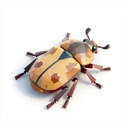 Melolonthid beetle