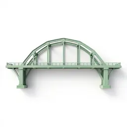 Steel arch bridge