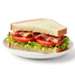 Bacon-lettuce-tomato sandwich