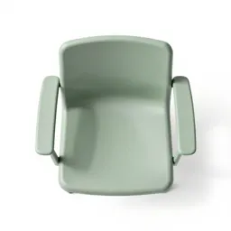 Tablet-armed chair