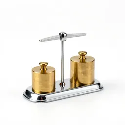 Scale with brass weights