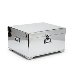 Wooden steamer trunk