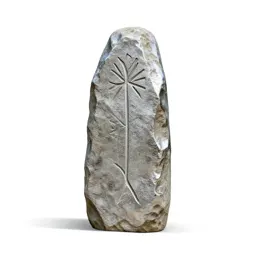 Rune-carved standing stone