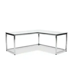 C-shaped sofa table