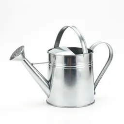 Galvanised watering can