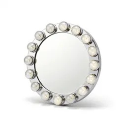 Mirror with bulb surround