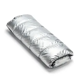 Sleeping bag rolled up