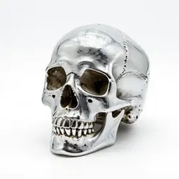 Human skull anatomical model