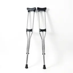 Pair of forearm crutches