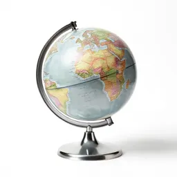 Globe on a stand