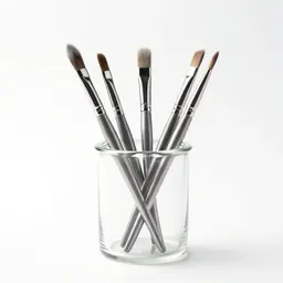 Jar of brushes