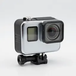 Action camera in a housing
