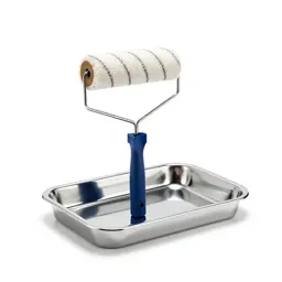 Paint roller and tray