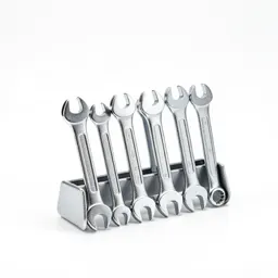 Tool roll of wrenches