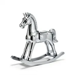 Wooden rocking horse
