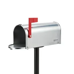 Mailbox on a post