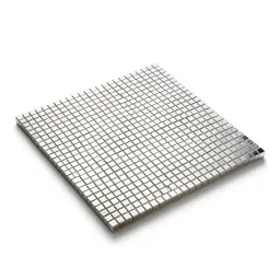 Mosaic floor tile section