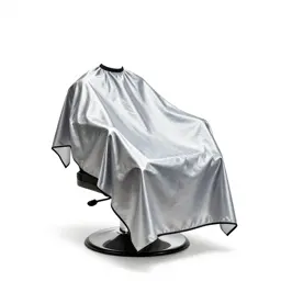 Barber cape folded