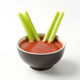 Bloody mary with a celery stalk