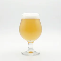 Hazy pale ale in a tulip glass