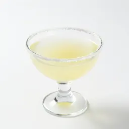 Margarita with a salt rim