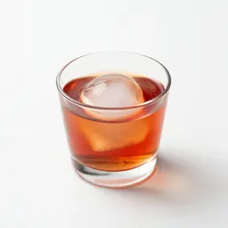 Negroni with an ice sphere