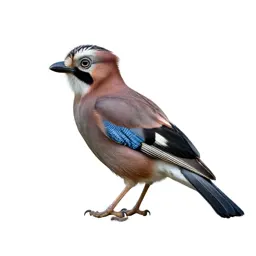 Jay with acorn