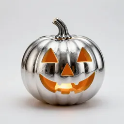 Carved pumpkin lantern