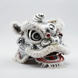 Lion dance head