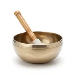 Singing bowl with a mallet
