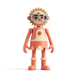 Clockwork tinkerer with goggles
