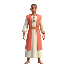 Court alchemist with vials