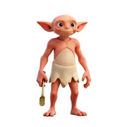 Golem-smith with brass tools