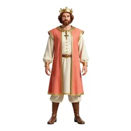 Royal cartographer with scroll tubes