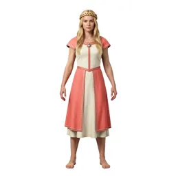 Shieldmaiden with a braided crown