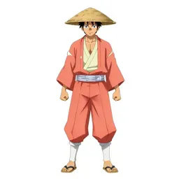 Ronin with a straw hat