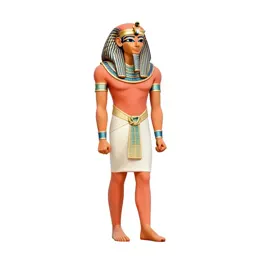 Egyptian scribe with a papyrus