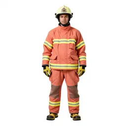 Firefighter in turnout gear