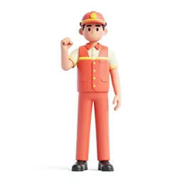Train conductor with a punch