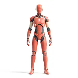 Bio-hacker with glowing implants