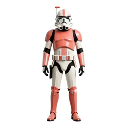 Clone trooper without a helmet