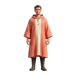 Off-world farmer in a sun cloak