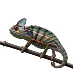 Chameleon on a branch