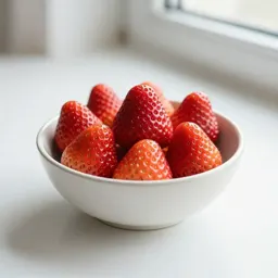 Punnet of strawberries