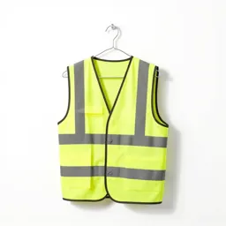 Hi-vis vest on a hook