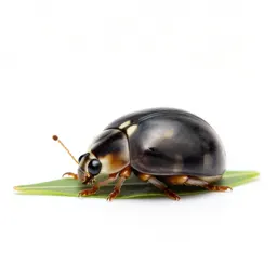 Ladybird on a leaf