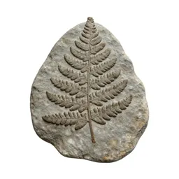 Fern fossil in shale